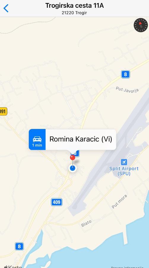 Apartmán Studio Trogir Romina Plano Exteriér fotografie